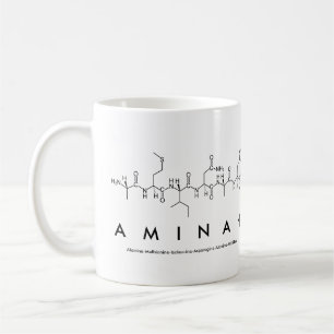 Aminah peptide name mug