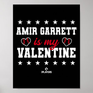 Amir Garrett Is My Valentine Cincinnati Sell Playe Poster