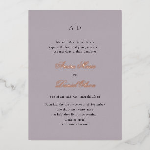 Amira Dusty Lilac Elegant Wedding