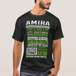 Amira Girl Name T-Shirt