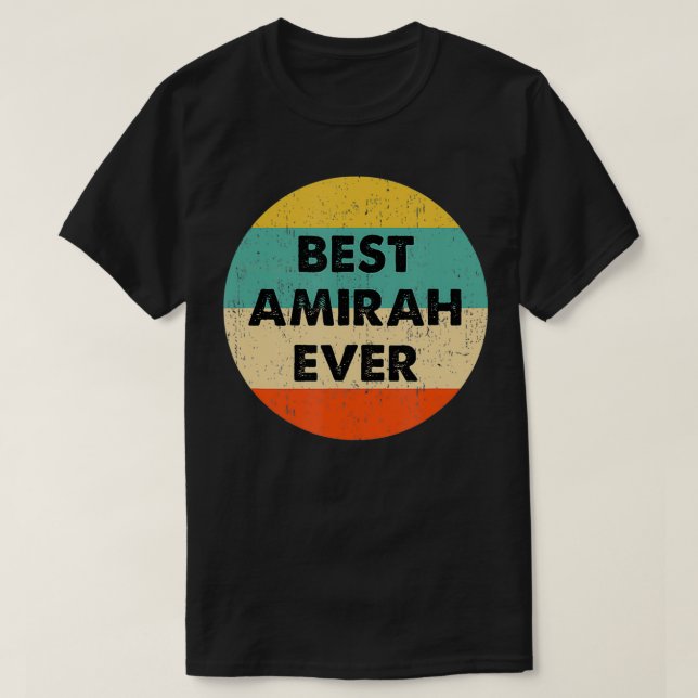 Amirah Name  T-Shirt (Design Front)
