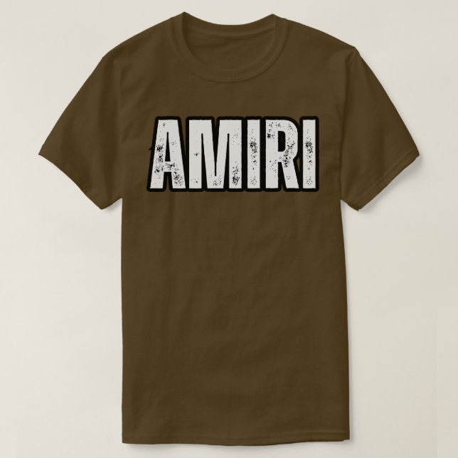 Amiri Name Gift Birthday Holiday Anniversary T-Shirt (Design Front)