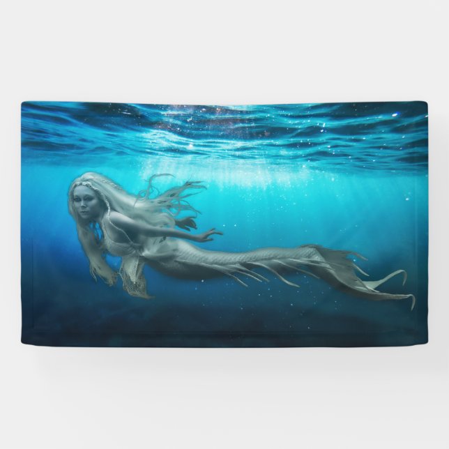 Amiria Angel Mermaid Banner (Horizontal)