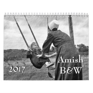 Amish B&W Calendar