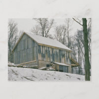 Amish Barn-Postcard
