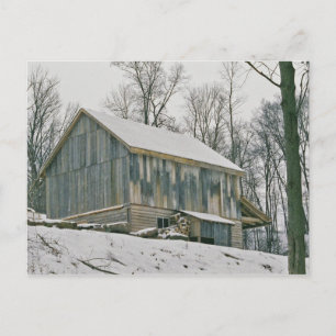 Amish Barn-Postcard Postcard