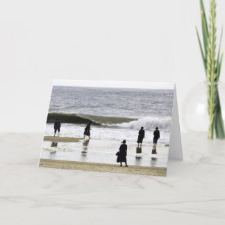 Amish Beach Day Card