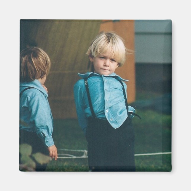 Amish Boys Lancaster County PA Magnet (Front)