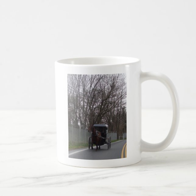 Amish Buggy Coffee Mug (Right)