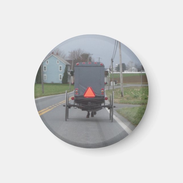 Amish Buggy Magnet (Front)