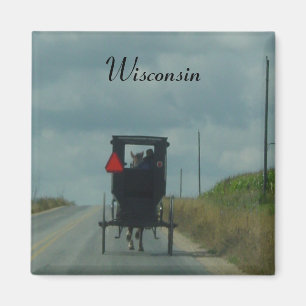 Amish buggy magnet