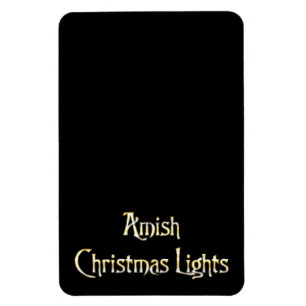Amish Christmas Lights Magnet