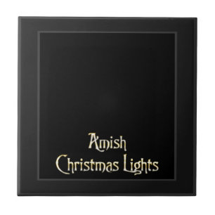 Amish Christmas Lights Tile