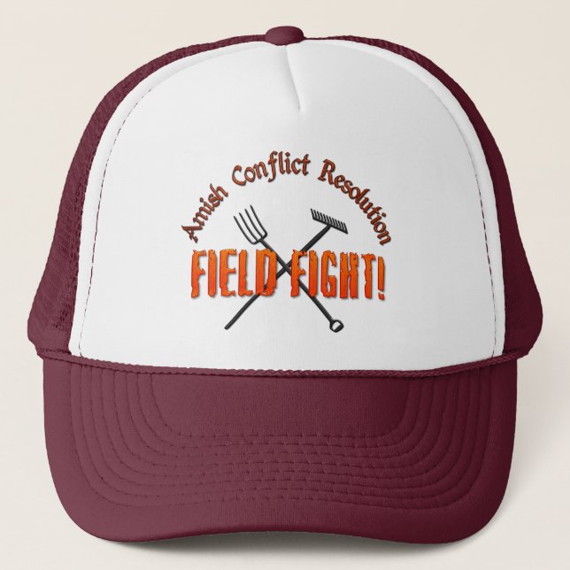 Amish Conflict Resolution Trucker Hat (Front)