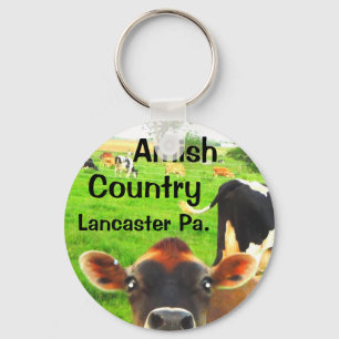 Amish Country Cows! Lancaster Key Ring