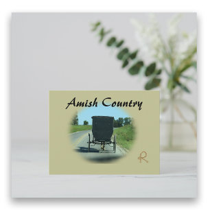 Amish Country Postcard