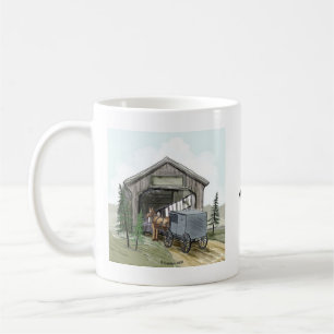 Amish Covered Bridge Coffee Mug