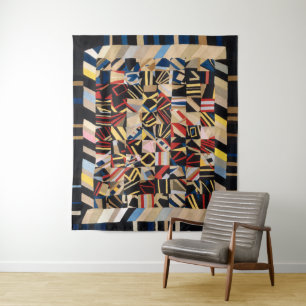 Amish Crazy Quilt by Lydia Beachy Tapestry