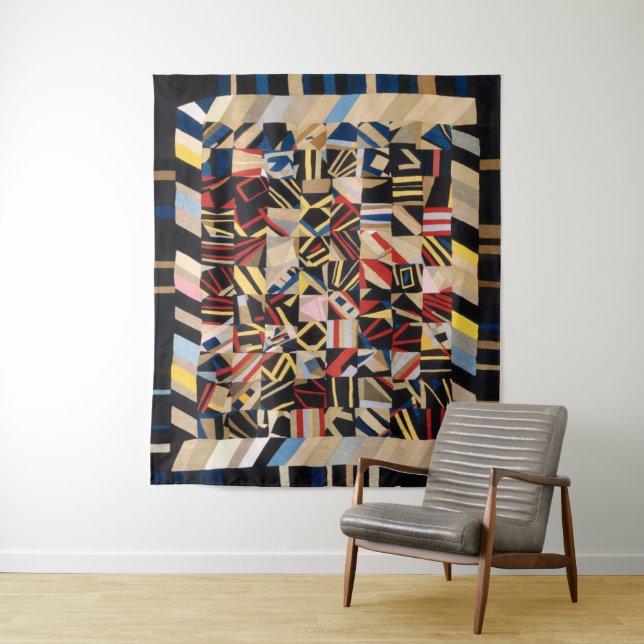 Amish Crazy Quilt by Lydia Beachy Tapestry (In Situ)