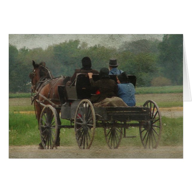 Amish Family Outing (Front Horizontal)