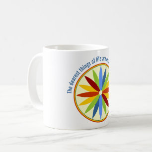 Amish - Hex Sign Sixteen Pointed Rosette 1 Coffee Mug