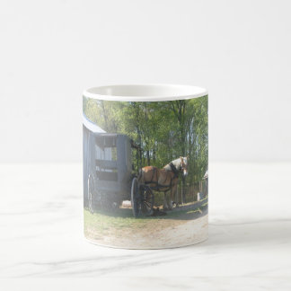Amish Horse Coffee Mug
