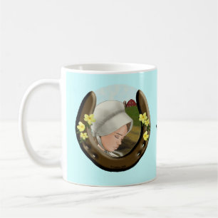 Amish Horseshoe Girl Coffee Mug