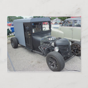 Amish Hot Rod Postcard