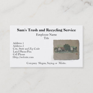 Amish House & Barn Business Card