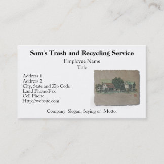 Amish House & Barn Business Card