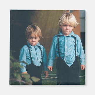 Amish Kids Lancaster County PA Magnet