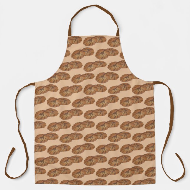 Amish PA Dutch Ginger Snap Gingersnap Cookies Food Apron (Front)