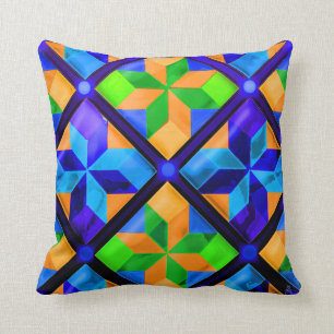 Amish Pinwheels on Steroids v2 Cushion