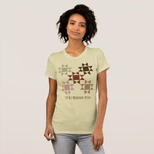Amish Quilt Custom Message Graphic T-Shirt