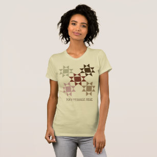 Amish Quilt Custom Message Graphic T-Shirt