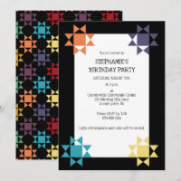 Amish Quilt Print Quilting Themed Custom Party