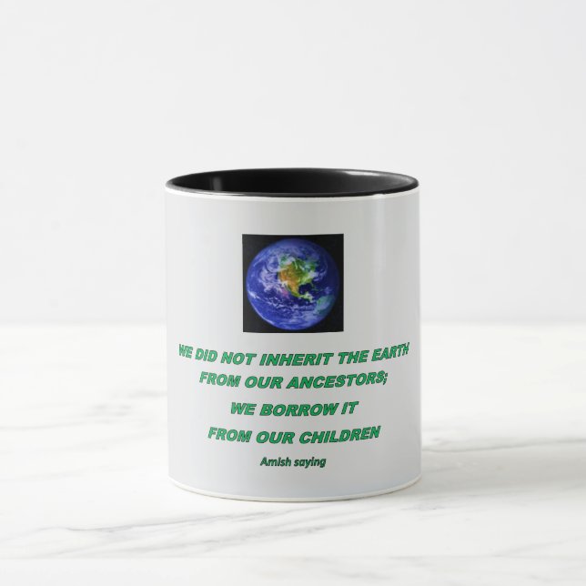 Amish saying Mug (Center)