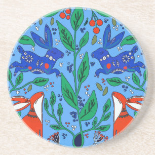 Amish Style Rabbit Drink Coaster