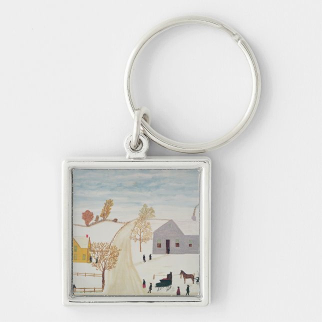 Amish Village Key Ring (Front)