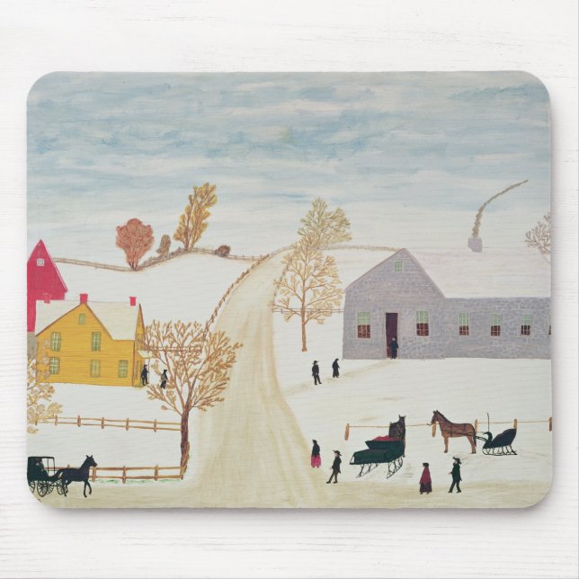 Amish Village Mouse Pad (Front)