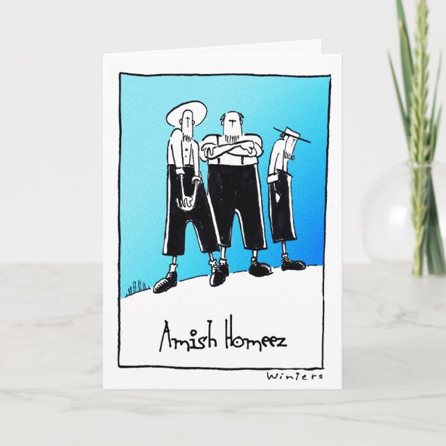 AmishHomeez Card (Front)