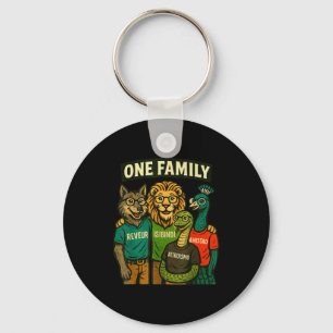 Amistad, Isibindi, Altruismo, Reveur 4 Houses 1 Fa Key Ring