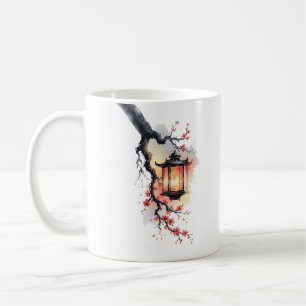 Amita - Cherry Blossom Lantern Twins Coffee Mug