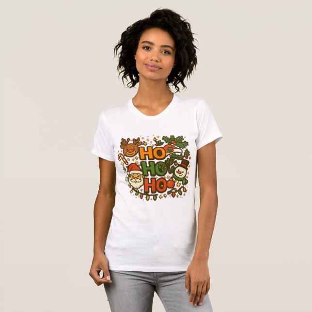 AMITA | HO HO HO Holiday Crew Tee (Front Full)