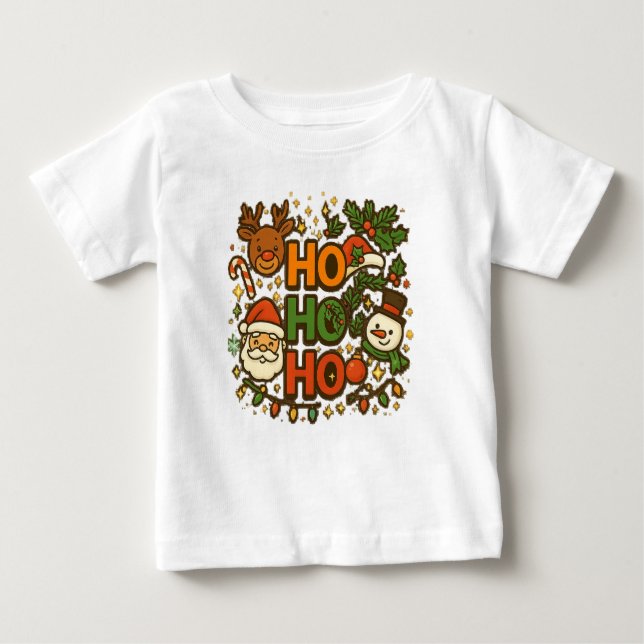 AMITA | HO HO HO Holiday Crew Tee (Front)