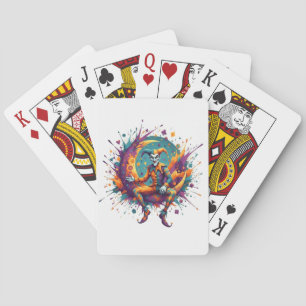 AMITA Infinite Play Joker on the Moon Playing Cards