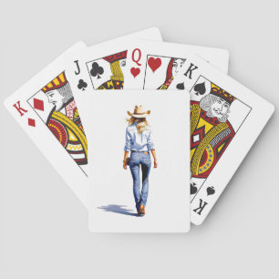 AMITA   Infinite West   Cowgirl Elegance Playing Cards