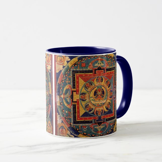 Amitayus Mandala Mug (Front Right)