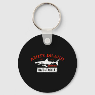Amity Island It And Tackle Retro Fishing 1 Key Ring