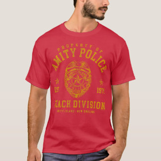 Amity Island Police Beach Division T-Shirt